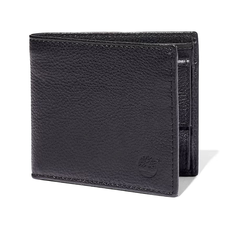 Portafoglio Bifold con Portamonete Kennebunk da Uomo in colore nero Timberland | TB0A1DFU0011